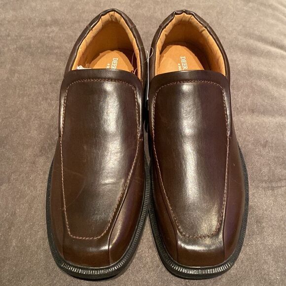 Men’s Deer Stags Greenpoint Dark Brown Shoes 902 Collection Size 11M NWT - Picture 5 of 9